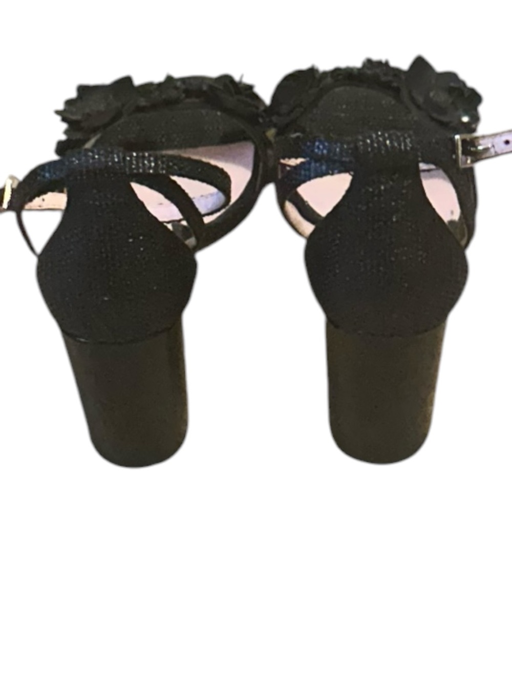 Kate Spade Obelia Floral Appliqué Block Heel sz. 9 - Picture 4 of 5